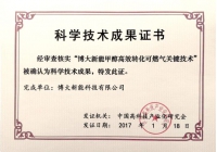 科学技术成果证书（甲醇转化天然气）
